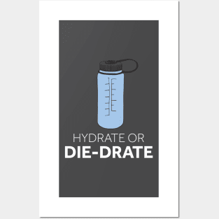 Hydrate or Die-drate Posters and Art